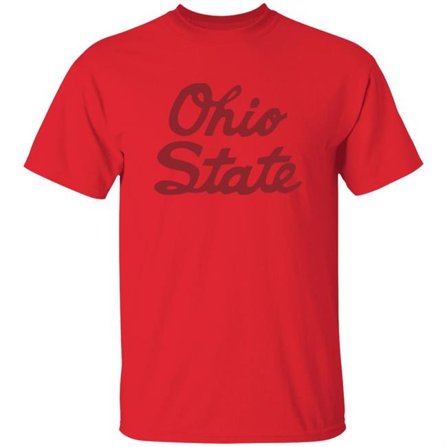 Homage Shop Merch Osu 1942 All Scarlet Ohio State Shirt