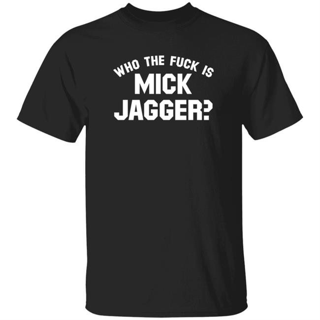 Keith Richards Who The Fuck Is Mick Jagger T Shirt Classic Rock In Pics