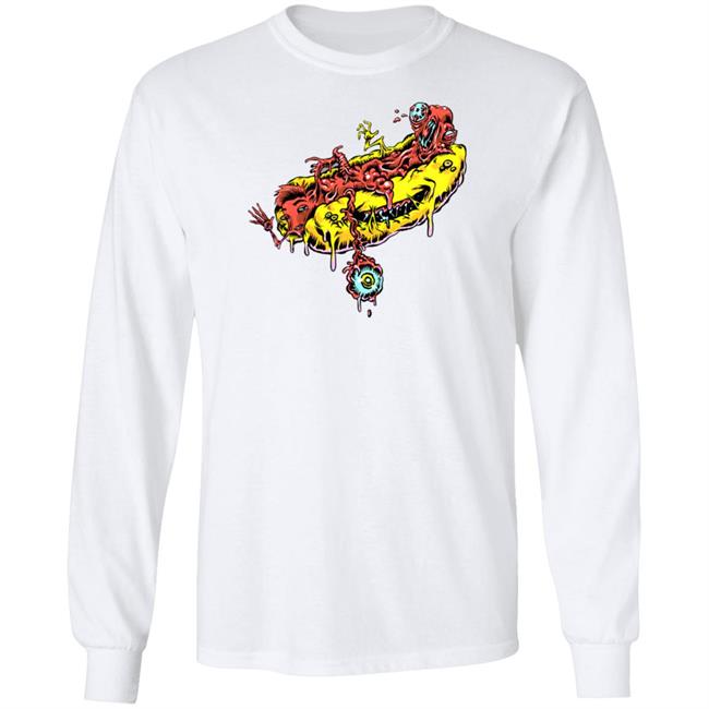 Drew Gooden Merch Hot Dog Long Sleeve Tee Shirt Drew Gooden Merch Hot Dog Long Sleeve Tee Shirt