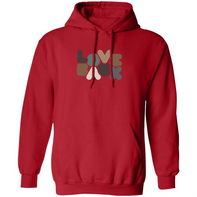 Whydontwemusic Merch Love Back Bubbles Red Hoodie Sweatshirt
