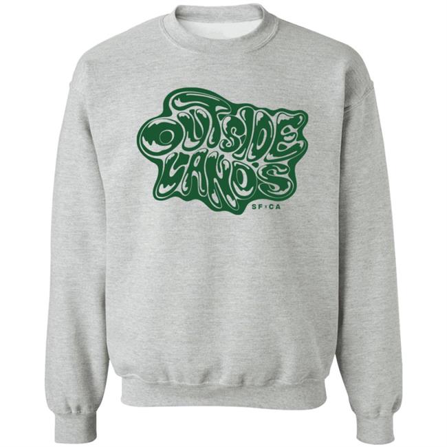Outside Lands Merch Drippy Text Tee Shirt Outside Lands Merch Drippy Text Tee Shirt