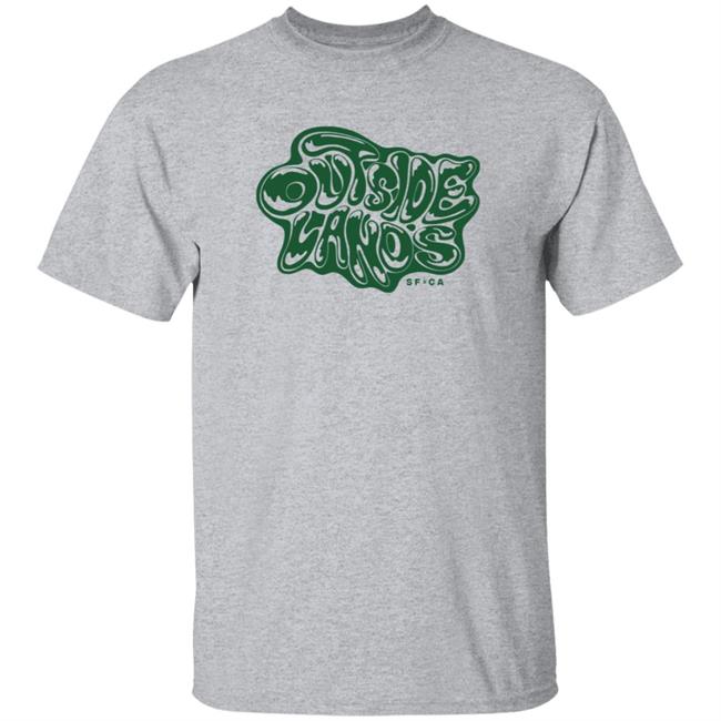 Outside Lands Merch Drippy Text Tee Shirt
