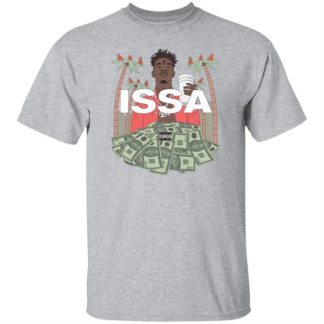 21 Savage Merch Issa White T-Shirt 21 Savage Merch Issa White T-Shirt