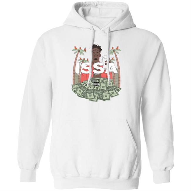 21 Savage Merch Issa White T-Shirt 21 Savage Merch Issa White T-Shirt