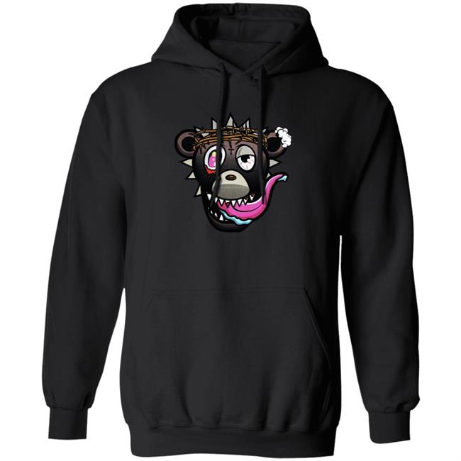 Crazy Bear Hoodie, Glo Gang Merch Hooded Sweatshirt Crazy Bear Hoodie, Glo Gang Merch Hooded Sweatshirt