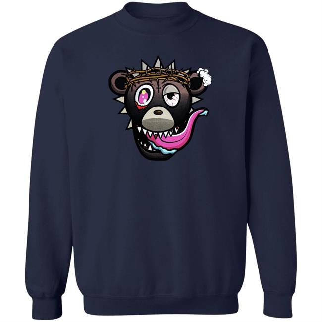 Crazy Bear Hoodie, Glo Gang Merch Hooded Sweatshirt Crazy Bear Hoodie, Glo Gang Merch Hooded Sweatshirt