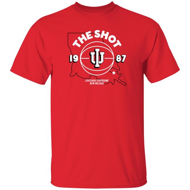 Home Field Apparel Store 1987 Vintage Iu Basketball National Champs Shirt