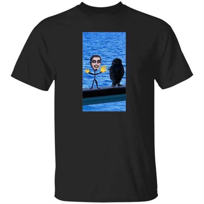 Pro Wrestling Tees Store Danhausen Cgi Boat Owl Shirt Danhausen