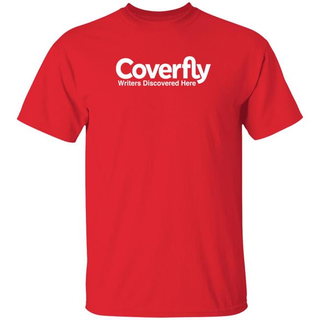 Coverfly Writers Discovered Here T Shirt Collinlieberg