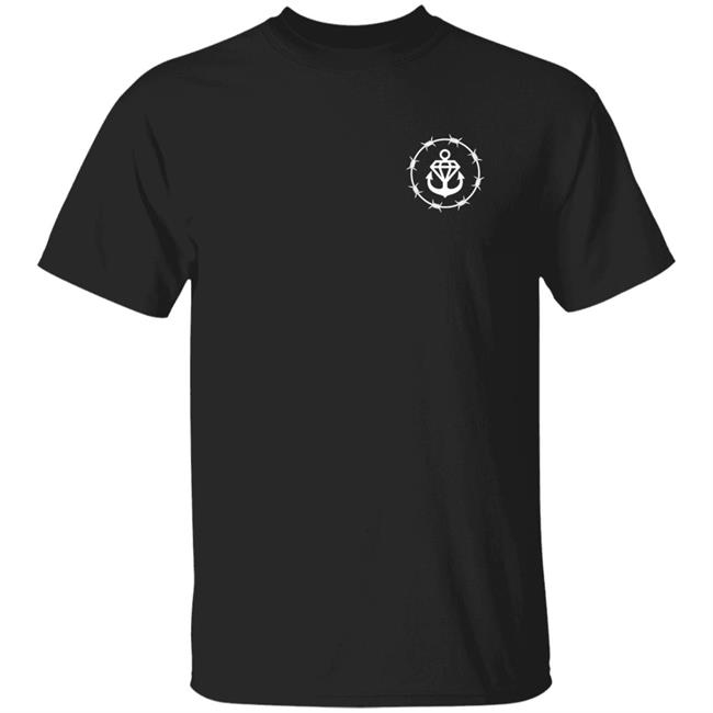 Stay Sick Merch Barbed Wire Horns Black T Shirt