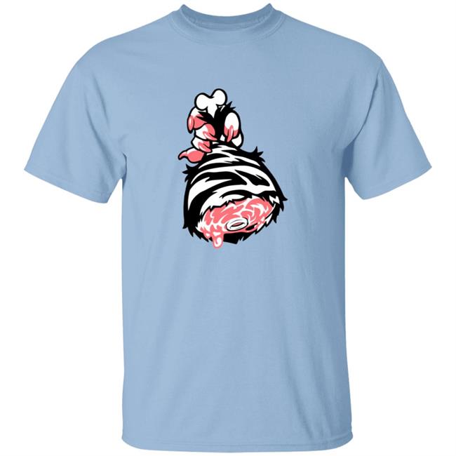 Zebra Leg T Shirt Hyena Agenda Merch Store Zebra Leg T Shirt Filnal Stock