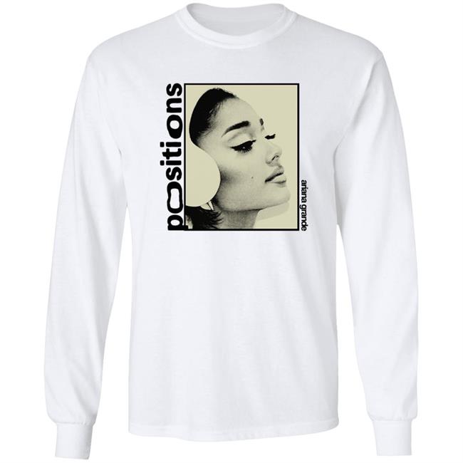 Ariana Grande Merch Positions Photo Longsleeve T Shirt