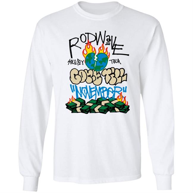 Rod Wave Merch Gone Till November White Tee Shirt Rod Wave Merch Gone Till November White Tee Shirt
