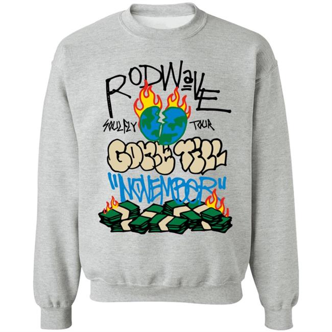 Rod Wave Merch Gone Till November White Tee Shirt Rod Wave Merch Gone Till November White Tee Shirt