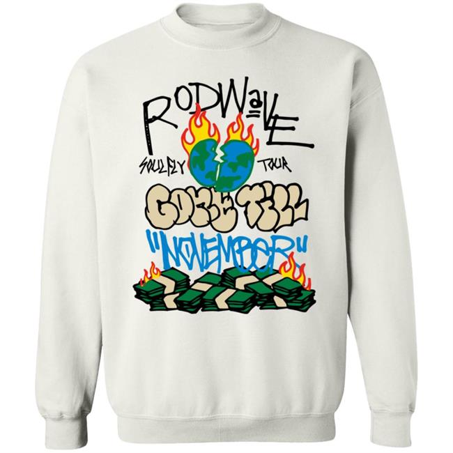 Rod Wave Merch Gone Till November White Tee Shirt Rod Wave Merch Gone Till November White Tee Shirt