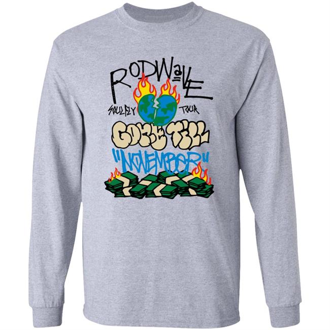 Rod Wave Merch Gone Till November White Tee Shirt Rod Wave Merch Gone Till November White Tee Shirt