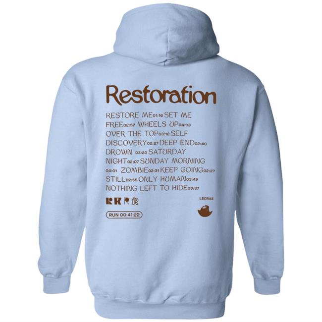 Lecrae Merch Restoration Tee Shirt Lecrae Merch Restoration Tee Shirt