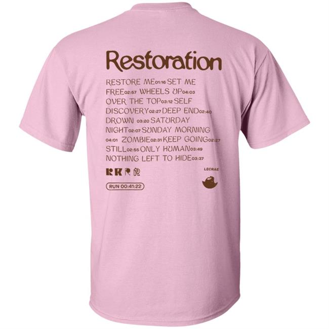 Lecrae Merch Restoration Tee Shirt Lecrae Merch Restoration Tee Shirt