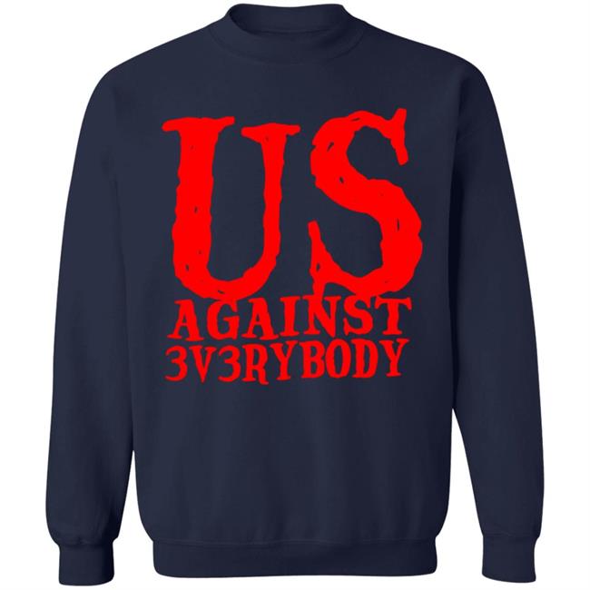 Ua3 Clothing Merch US Against 3v3rybody Hoodie Ua3 Clothing Merch US Against 3v3rybody Hoodie