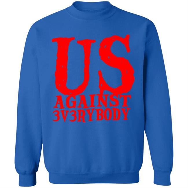 Ua3 Clothing Merch US Against 3v3rybody Hoodie Ua3 Clothing Merch US Against 3v3rybody Hoodie
