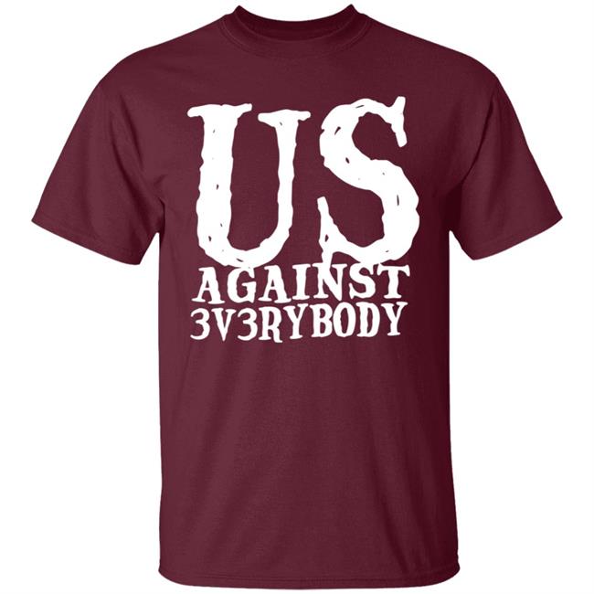 Ua3 Clothing Merch US Against 3v3rybody Shirt Ua3 Clothing Merch US Against 3v3rybody Shirt