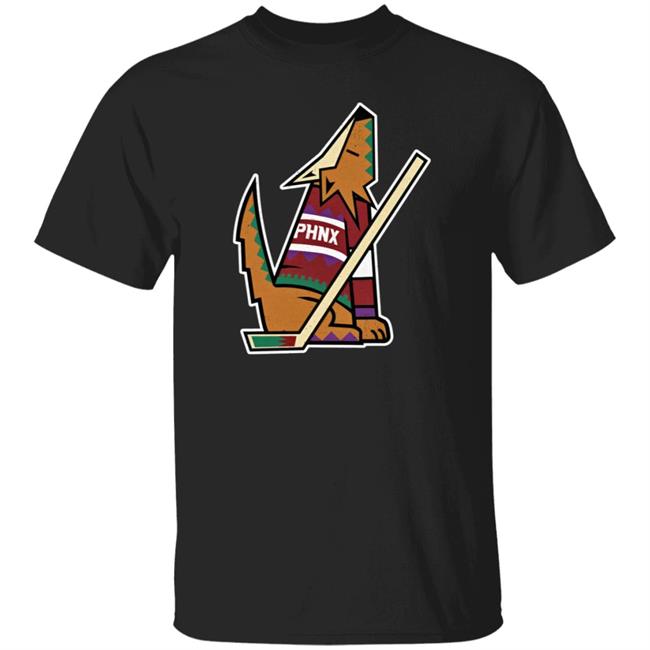 Phnx Locker Merch Howling Coyote T Shirt Phnx Coyotes