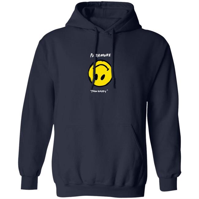 Paramore Merch Paramore Fake Happy Black T Shirt Paramore Merch Paramore Fake Happy Black T Shirt