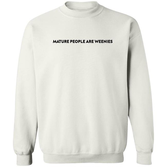Baylen Levine Merch Mature People Are Weenies Tee Baylen Levine Merch Mature People Are Weenies Tee