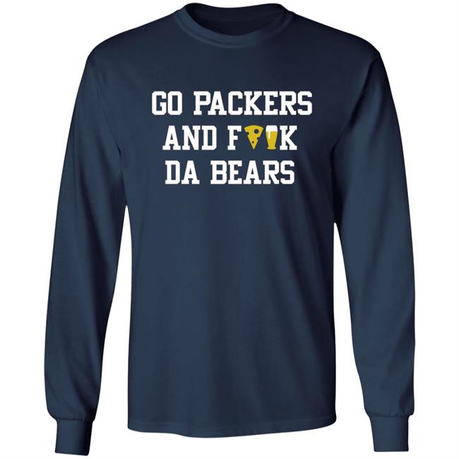 Manitowoc Minute Merch Go Packers and Fuck Da Bears Tee Manitowoc Minute Merch Go Packers and Fuck Da Bears Tee