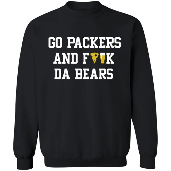 Manitowoc Minute Merch Go Packers and Fuck Da Bears Tee Manitowoc Minute Merch Go Packers and Fuck Da Bears Tee
