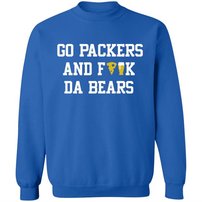 Manitowoc Minute Merch Go Packers and Fuck Da Bears Tee Manitowoc Minute Merch Go Packers and Fuck Da Bears Tee