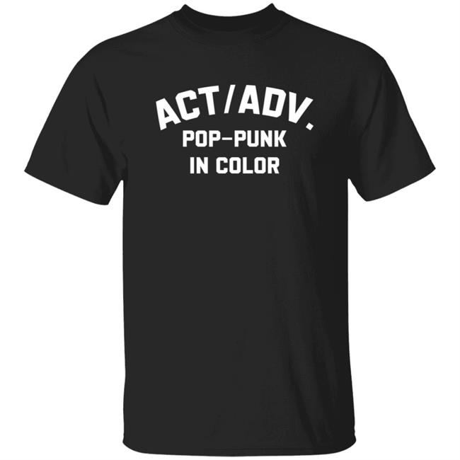 Action Adventure merch Pop Punk In Color Tee