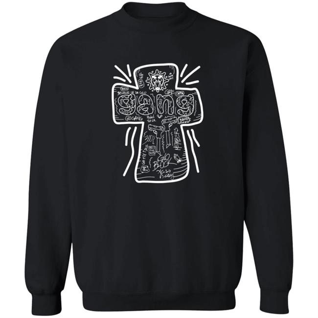 Glo Gang Merch Believe Cross Tee Shirt Glo Gang Merch Believe Cross Tee Shirt