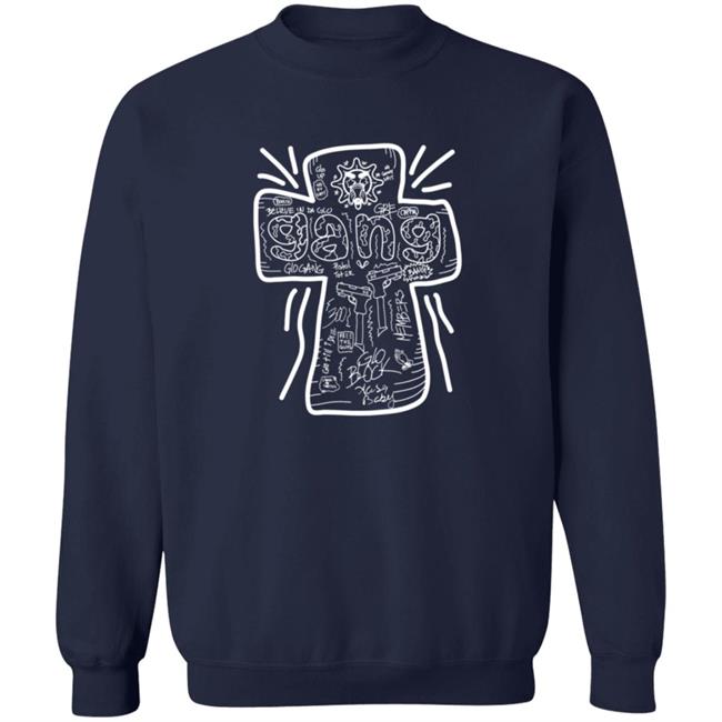 Glo Gang Merch Believe Cross Tee Shirt Glo Gang Merch Believe Cross Tee Shirt