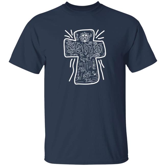 Glo Gang Merch Believe Cross Tee Shirt Glo Gang Merch Believe Cross Tee Shirt