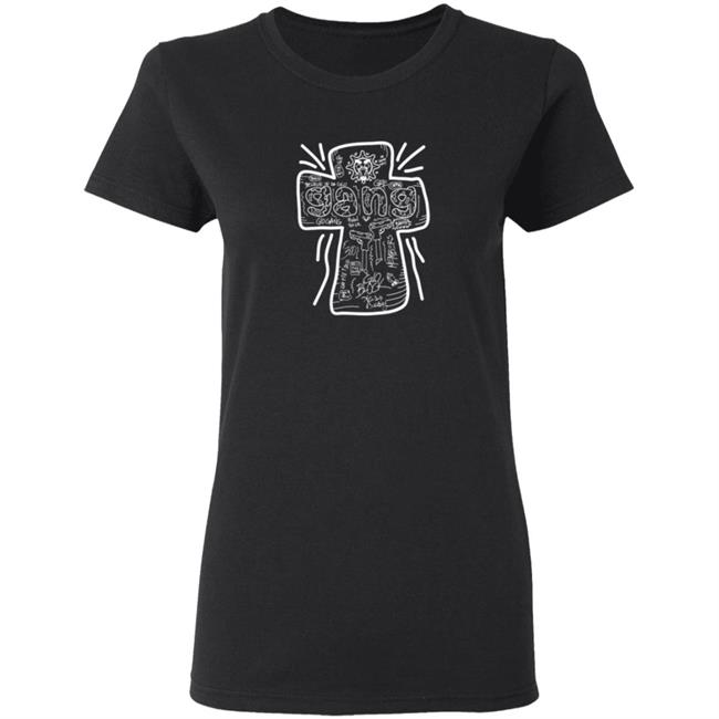 Glo Gang Merch Believe Cross Tee Shirt Glo Gang Merch Believe Cross Tee Shirt
