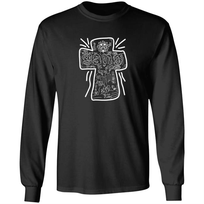 Glo Gang Merch Believe Cross Tee Shirt Glo Gang Merch Believe Cross Tee Shirt