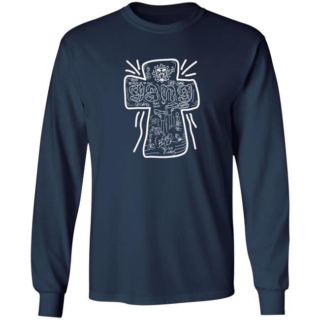 Glo Gang Merch Believe Cross Tee Shirt Glo Gang Merch Believe Cross Tee Shirt