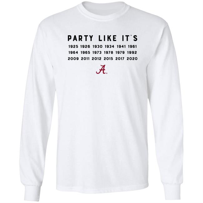The Crimson Locker Merch Party Like It's Bama Party Now With 2020 Shirt Bds Music Manager The Crimson Locker Merch Party Like It's Bama Party Now With 2020 Shirt Bds Music Manager
