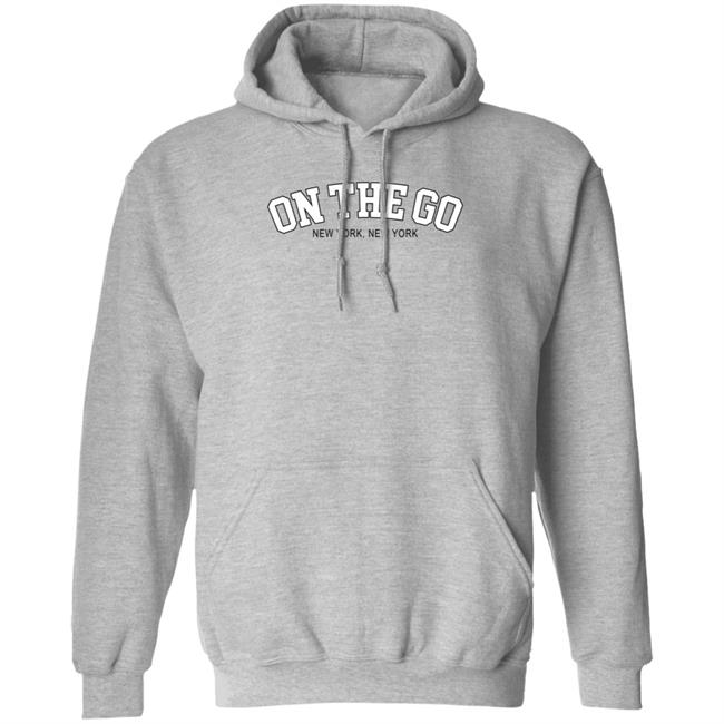 Gals On The Go Merch Gals On The Go On The Go Grey Hoodie New York, New York