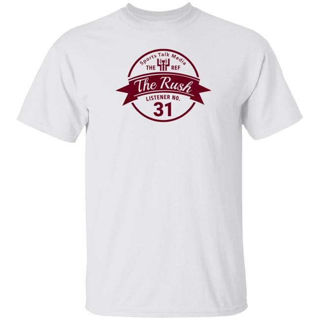 Teddy Lehman Sports Talk Media The Ref The Rush Listener No 31 Shirt