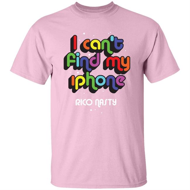 Rico Nasty Merch Rico Nasty I Cant Find My Iphone Shirt