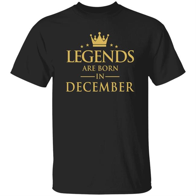 Legends Are Born In December Hoodie