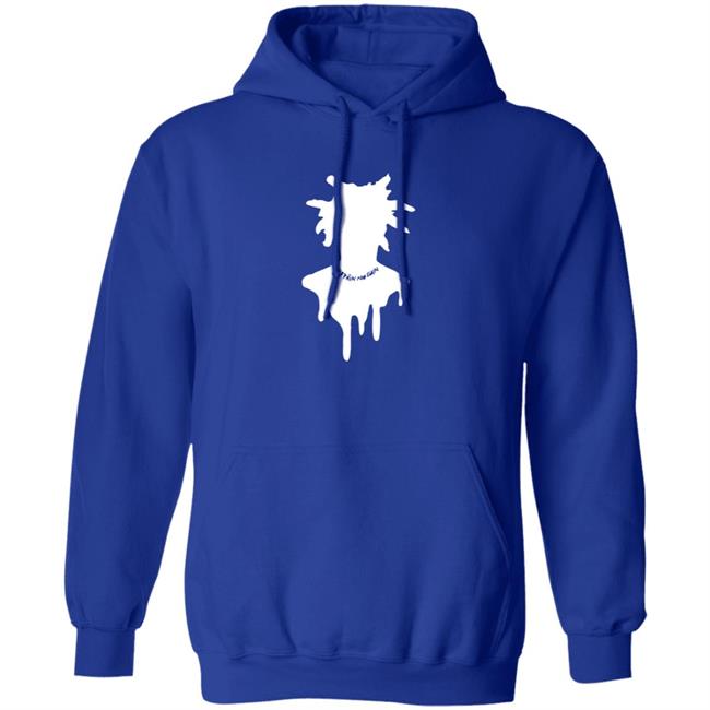 Robby Anderson 11 Merch Blue Signature Drip Logo Hoodie