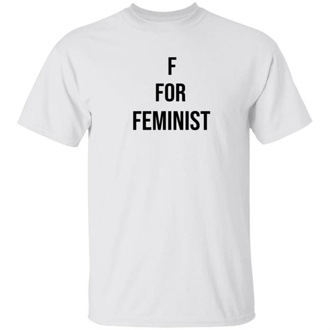 Alia Bhatt F For Feminist T Shirt