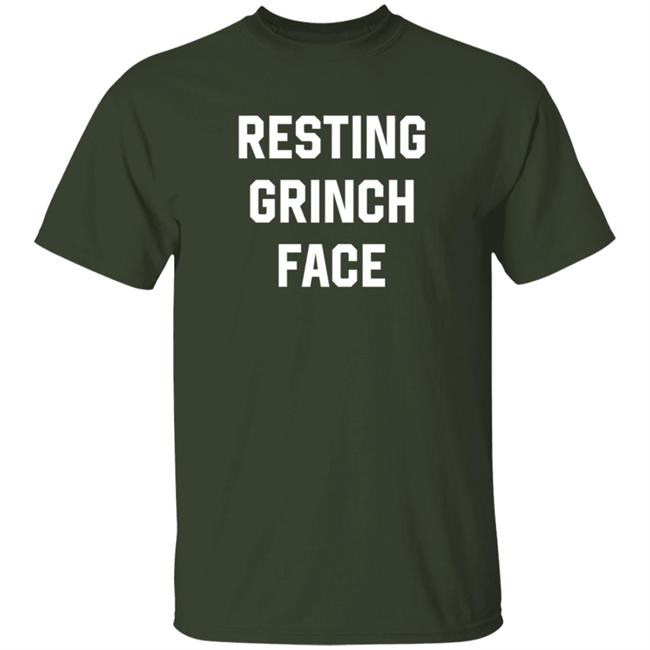 Resting Grinch Face T Shirt Annie Bananie
