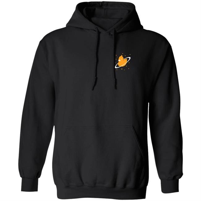 Quackity Merch Planet Duck Black Hoodie