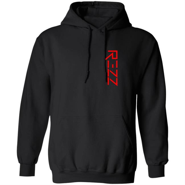 Rezz Merch Checkerboard Hand Zip Hoodie