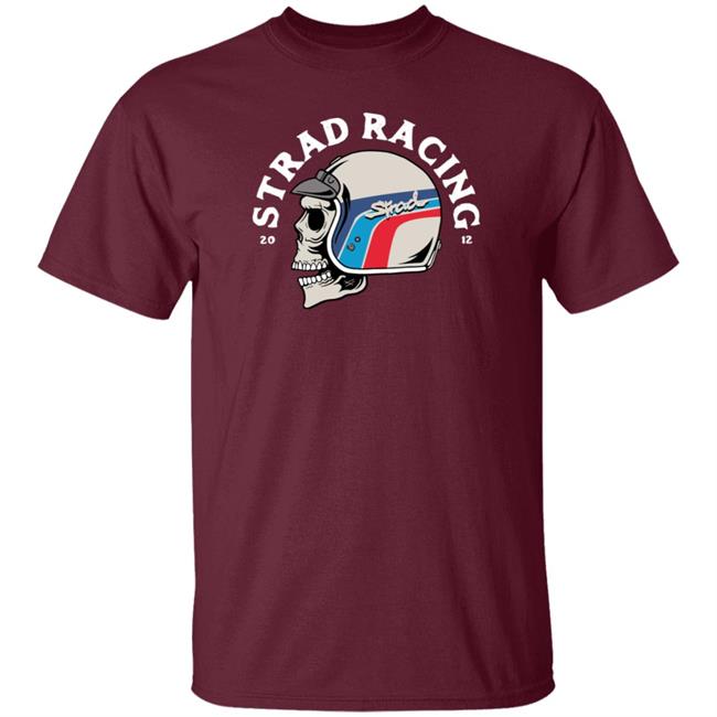 Stradman Merch Special Edition Strad Racing Skull T Shirt