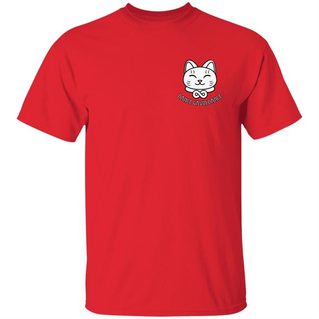 Dgd Merch Shopify Cat Red Tee Shirt